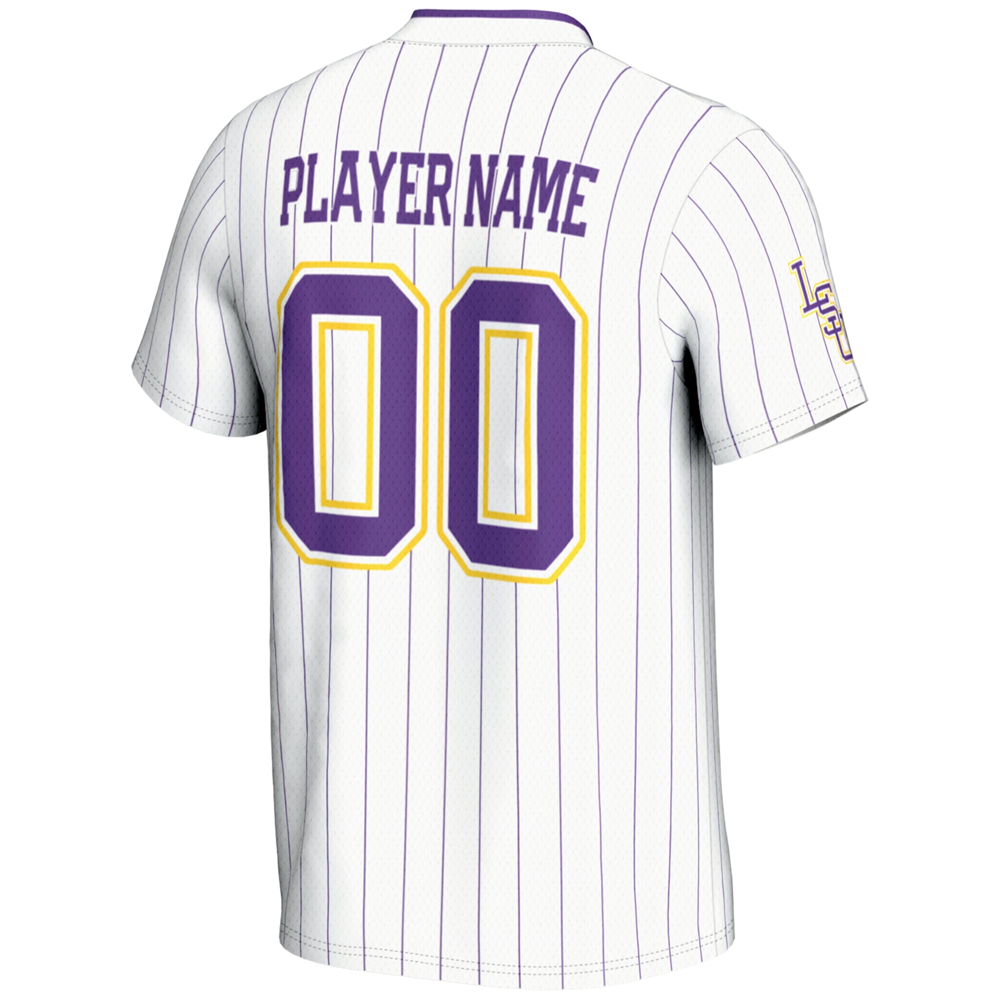 LSU Tigers GameDay Greats NIL Pick-A-Player Lightweight Softball Jersey - White