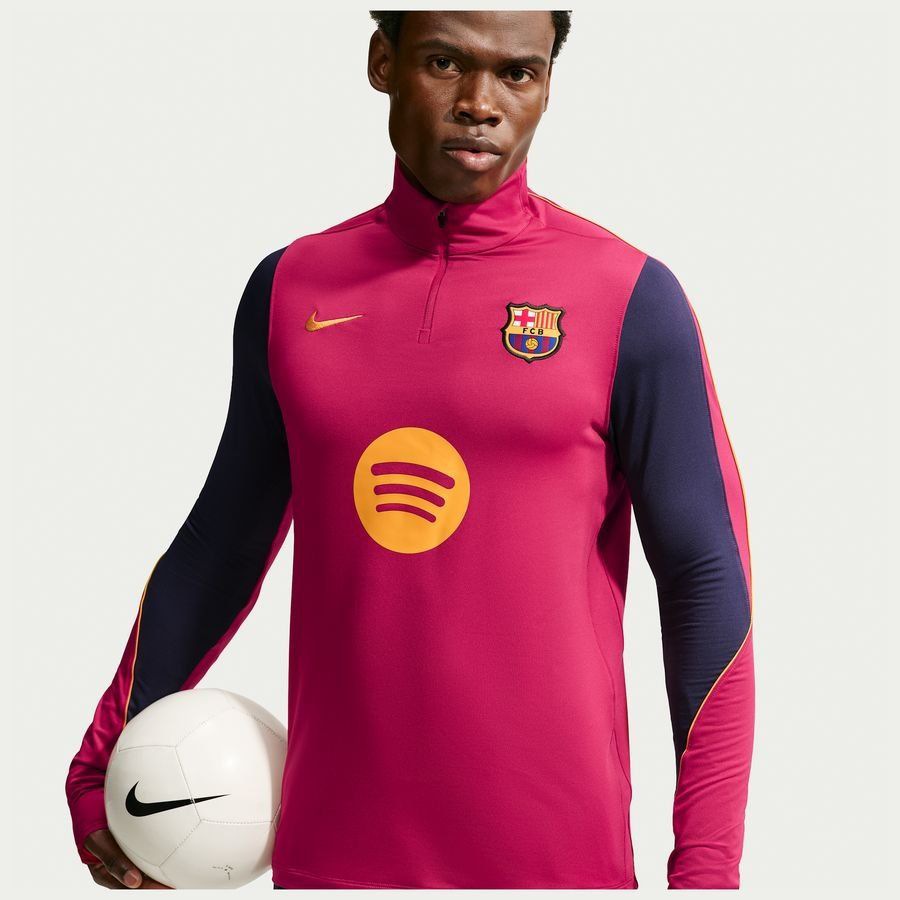 Barcelona Training Shirt Dri-FIT Strike - Noble Red/Blackened Blue/Mineral Yellow