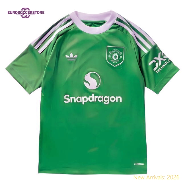 2025-2026 Man Utd Kids Durable Jersey Aeroready Aeroready
