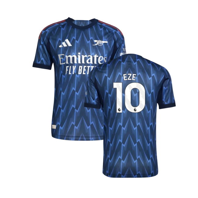 Committed Arsenal Arsenal Authentic Away Shirt Eze #10 Durable Mat...