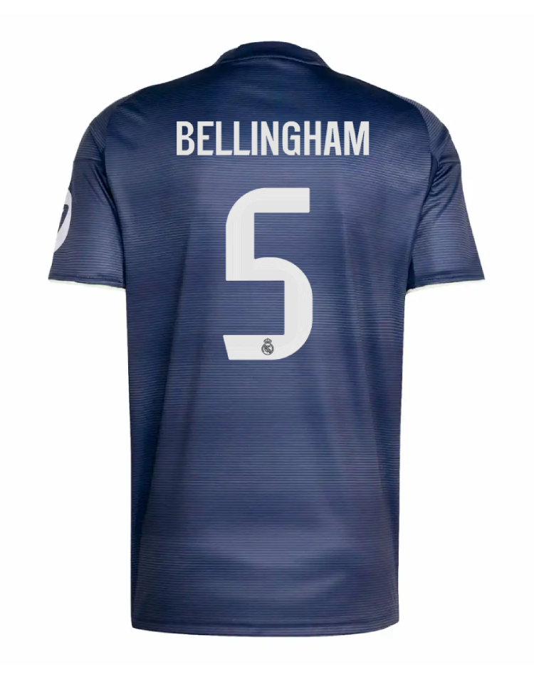 Bellingham's No.5 Away Jersey for Real Madrid in the 25-26 Season