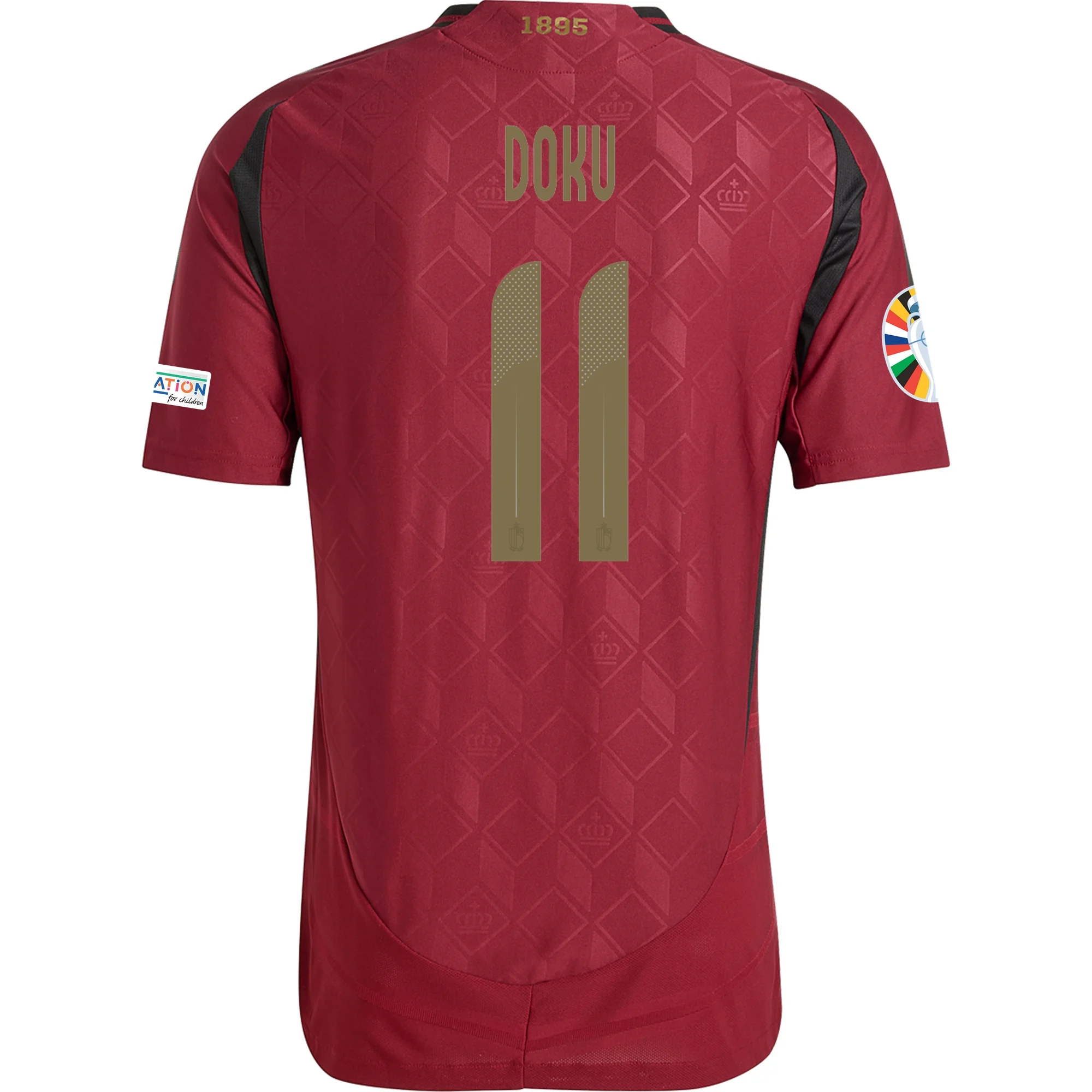 Belgium 2024-2025 UEFA Euro Home Jersey –  Edition S