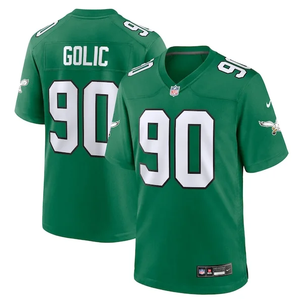 None Mike Golic Game Jersey - Green | NFL Player Jersey | NFL Football
