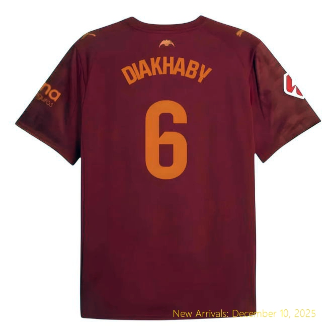 2025-2026 Atletico Madrid Away Shirt - Premium Match Day (Diakhaby 6)...