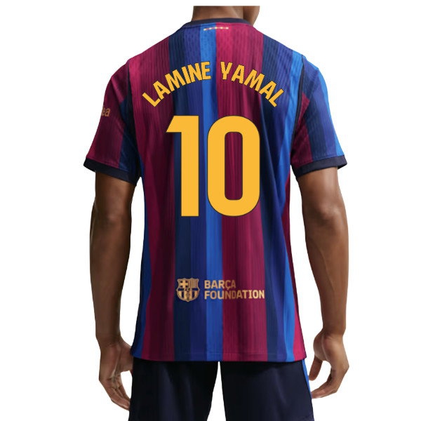 [JGK] 2026-2027 Barcelona Authentic Aero-Fit Match Home Shirt (Lamine Yamal 10)