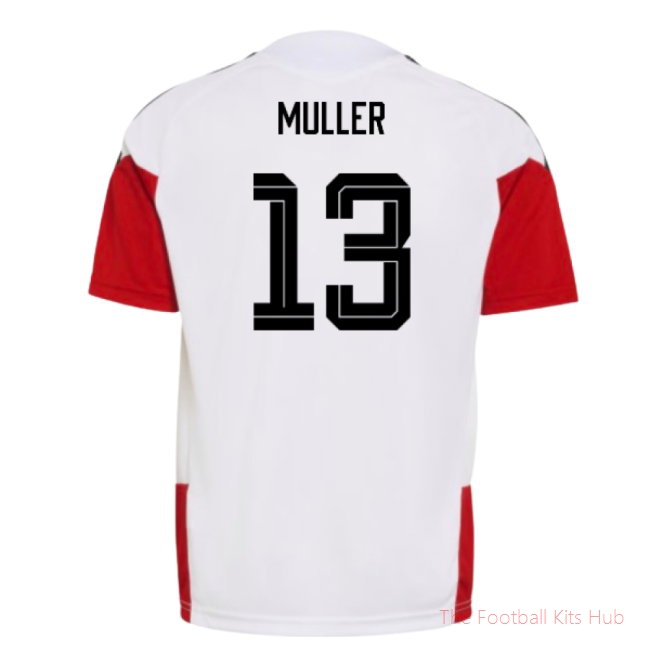 2026-2027 Germany Training Jersey (White) - Kids (Muller 13)