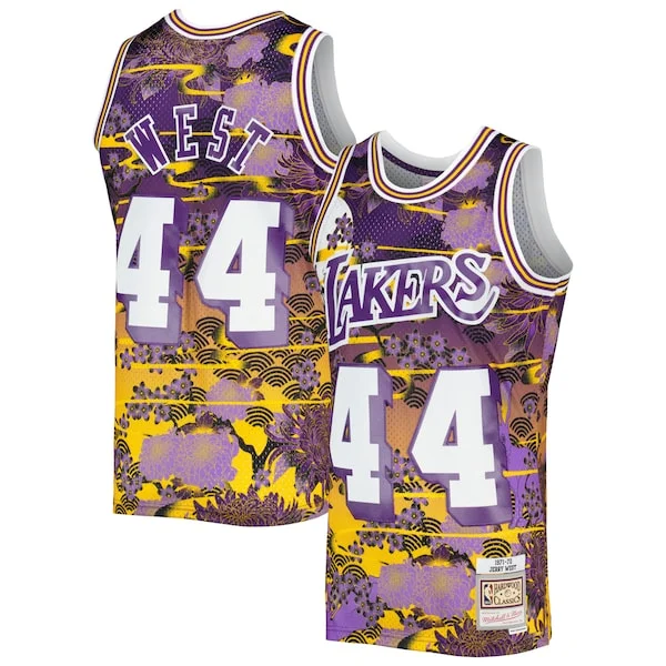 Jerry West LAL Swingman Jersey - genuine NBA game-day NBA game-day