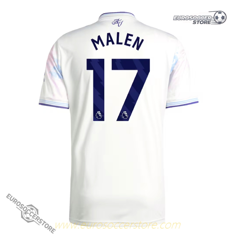 Aston Villa 25-26 Third MALEN 17 Football Jersey