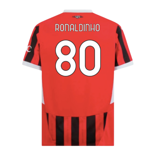 Official Acm Main Shirt Ronaldinho 8 #0 2025-2026 Season (v5)