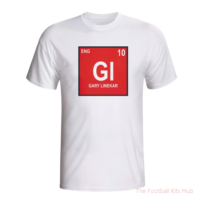 Gary Lineker England Periodic Table T-shirt (white) - Kids