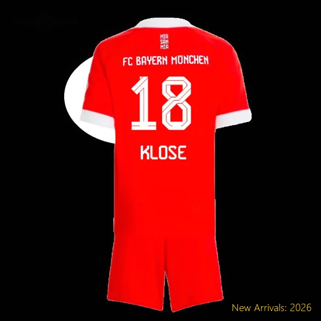 Bayern Munich 2024-25 Home Fan Version For Adults (Klose Soccer Jersey