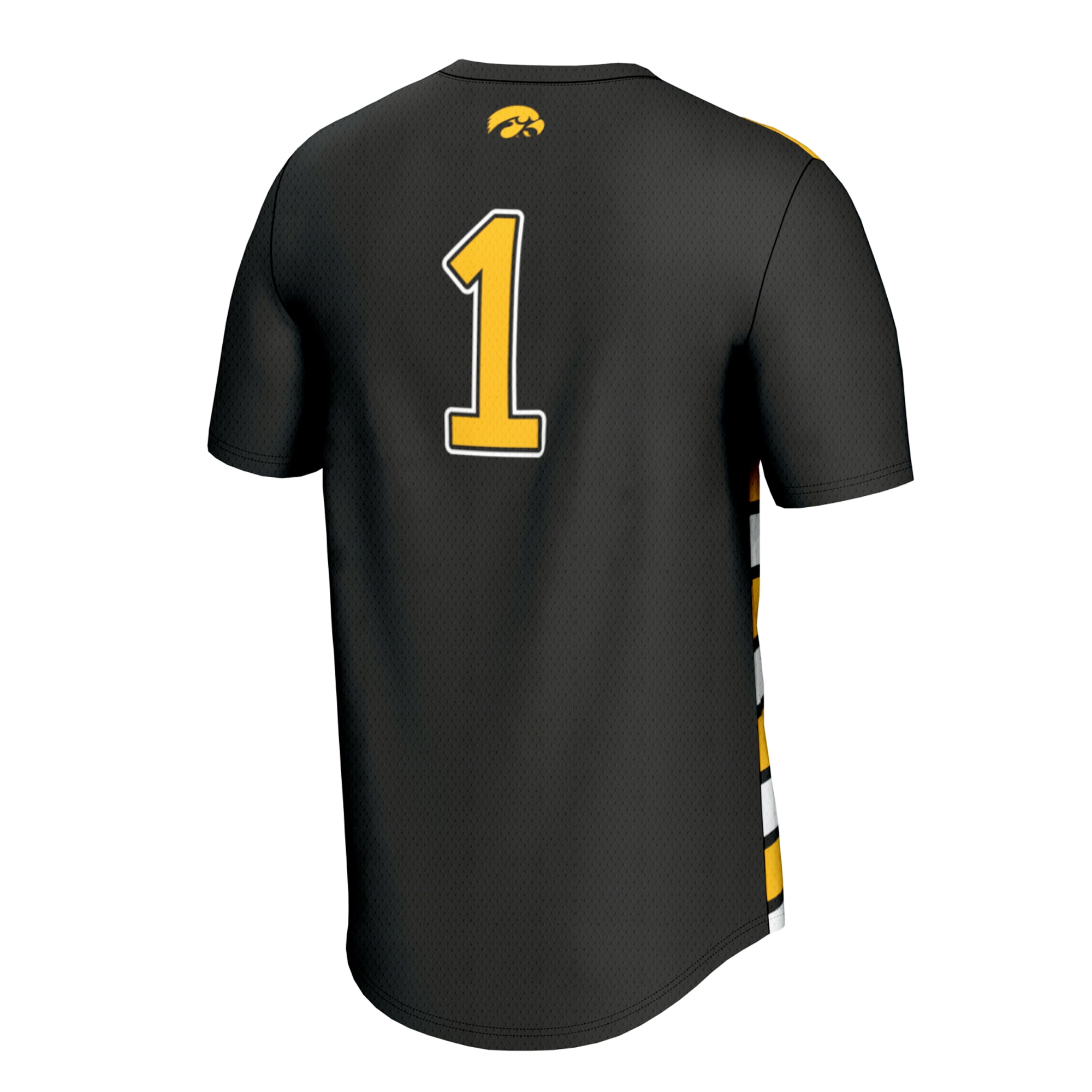 [LK] Iowa Hawkeyes GameDay Greats Youth Lightweight Collegiate Soccer Fashion Jersey - Black