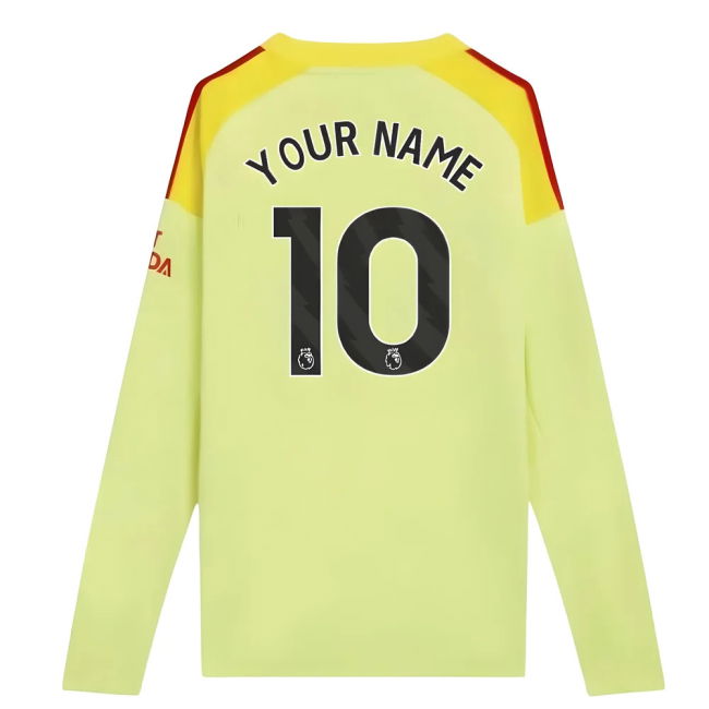 vintage 2025-2026 Arsenal Home Goalkeeper Shirt (Yellow) - Kids (Yo...