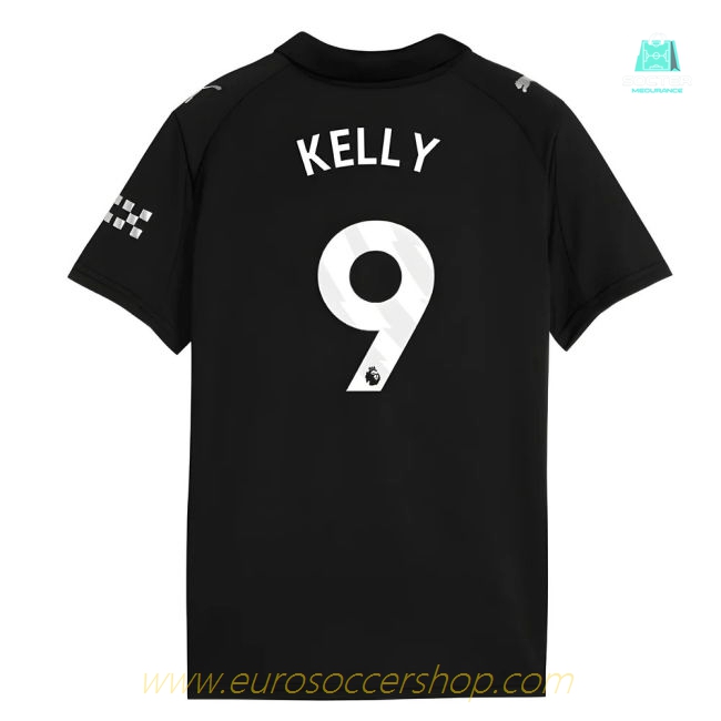 2025-2026 Man City Away Shirt (Kids) (Kelly 9)