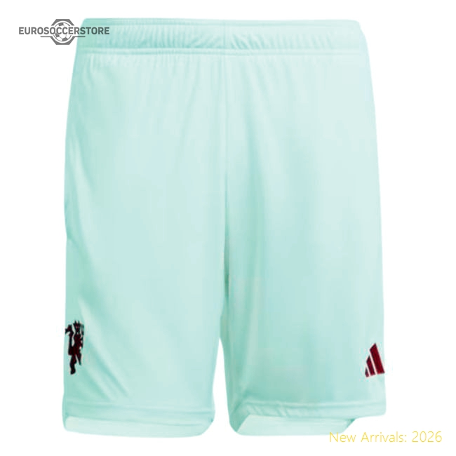 Official 2023-2024 Manchester United Third Shorts (white) - Premium
