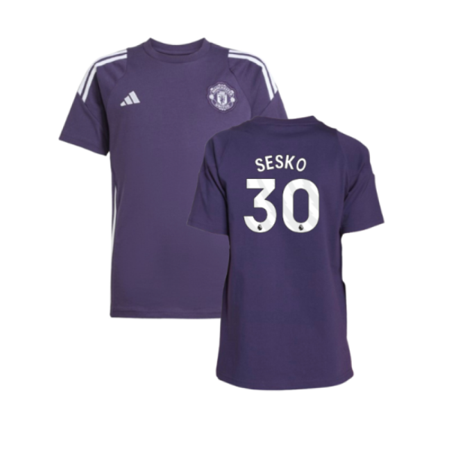 Premium Man Utd Sesko 30 2025 2025-2026 Man Utd Training Tee (Auror...