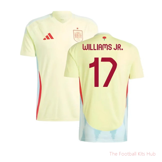 2024-2025 Spain Away Shirt (Williams JR. 17)