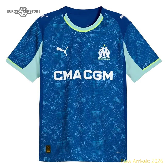 Official Authentic 2025-2026 Marseille Third Shirt