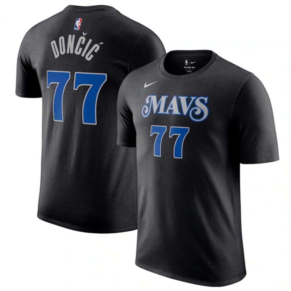 Premium 77 Dallas Mavericks Jersey Black - City Edition - Fan Favorite