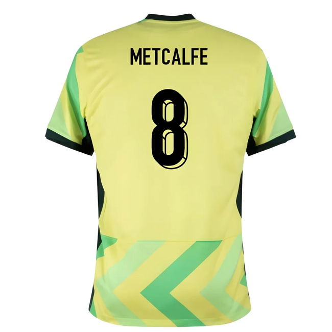 Jersey 2025-2026 Australia Home Shirt (Metcalfe 8) Performance