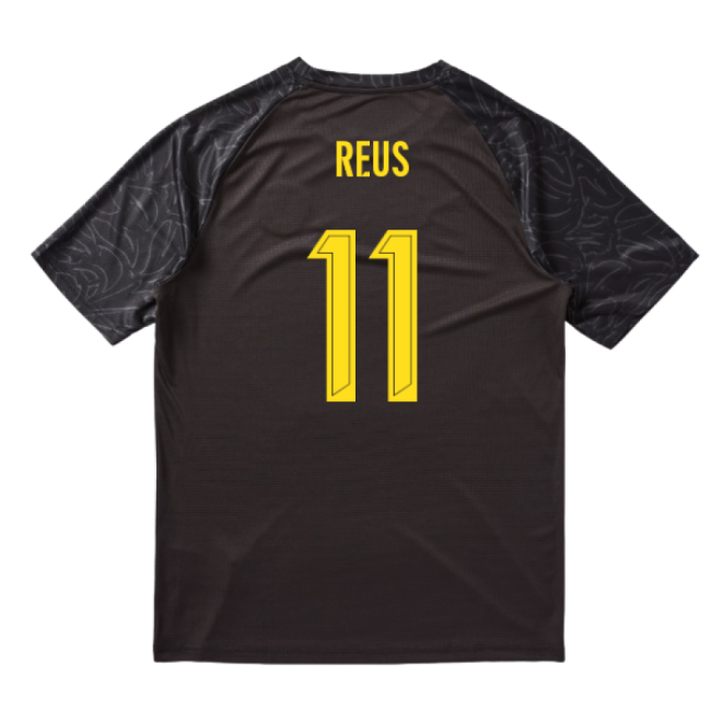 2025-2026 Borussia Dortmund Warm Up Jersey (Black) (Reus 11)