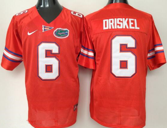 Men's None Orange 2024 durabl Jeff Driskel #6 game day Jersey