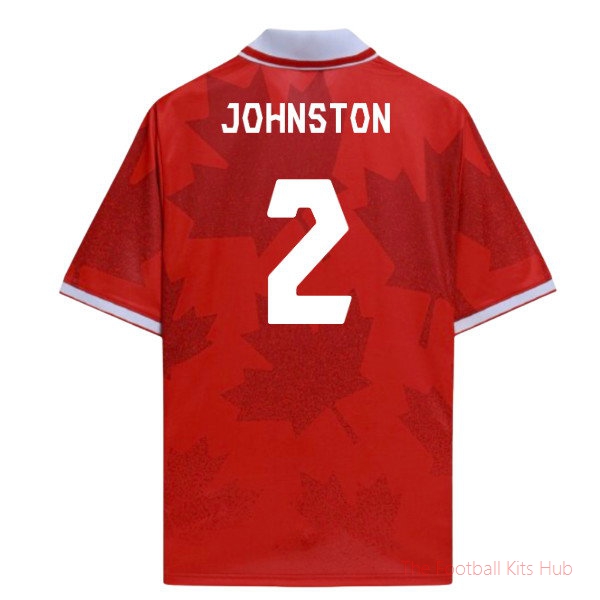 Canada Shirt FIFA World Cup Kit 2026 Johnston #2 - Soccer Jersey