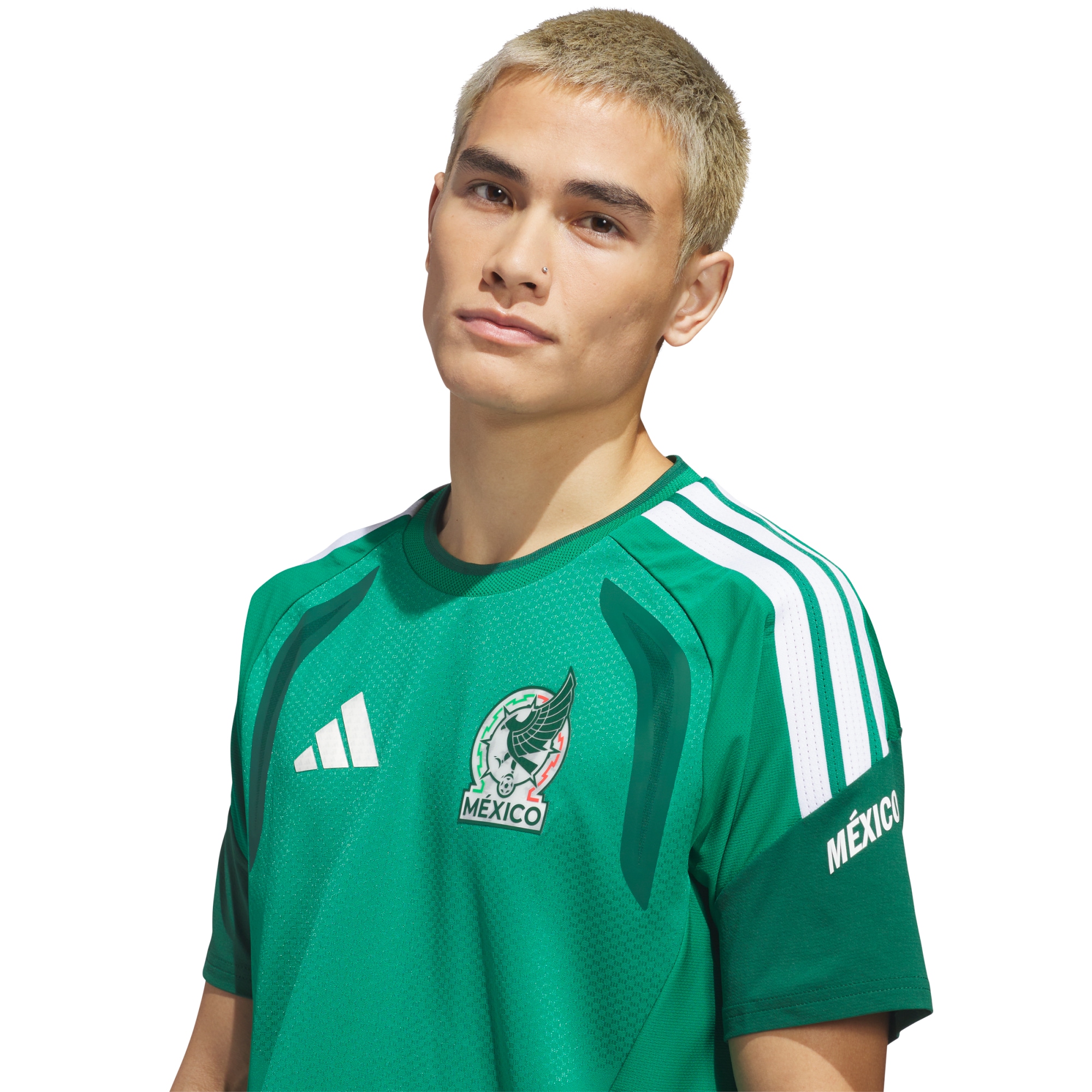 [JED] Mexico National Team 2026 Home Tiro Pro Training Jersey Top - Green