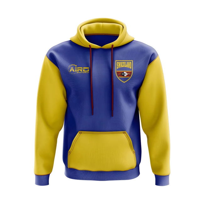 Match-Ready Top-Tier Swaziland Concept Country Football Hoody (Blue)