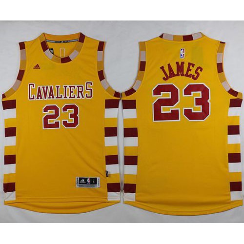 Gold LeBron James #23 Jersey - Cost-Effective NBA Fan Apparel