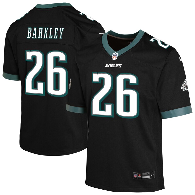 Saquon Barkley Philadelphia Eagles Nike Youth Alternate Game...