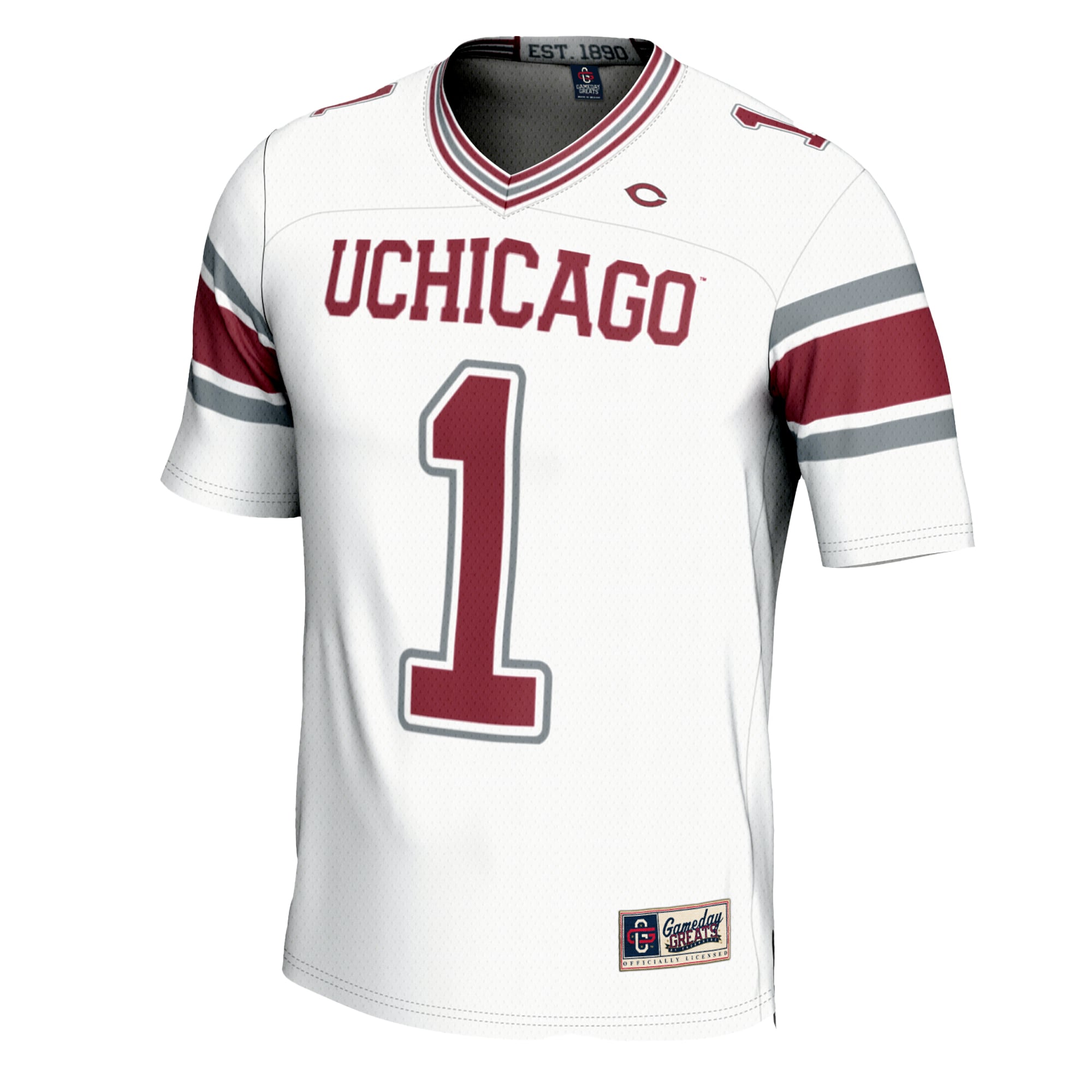 #1 UChicago Maroons GameDay Greats Youth 2026/2027 Football Jersey - White