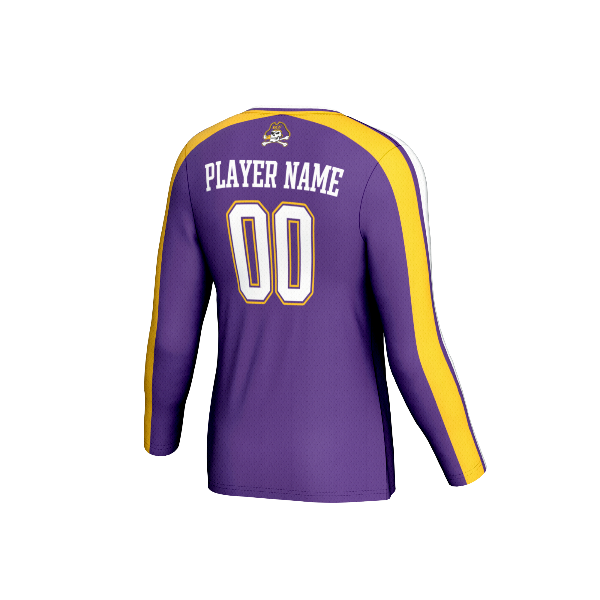 [NJP] ECU Pirates GameDay Greats Unisex NIL Pick-A-Player Collegiate Women's Volleyball Lightweight Fashion Jersey - Purple