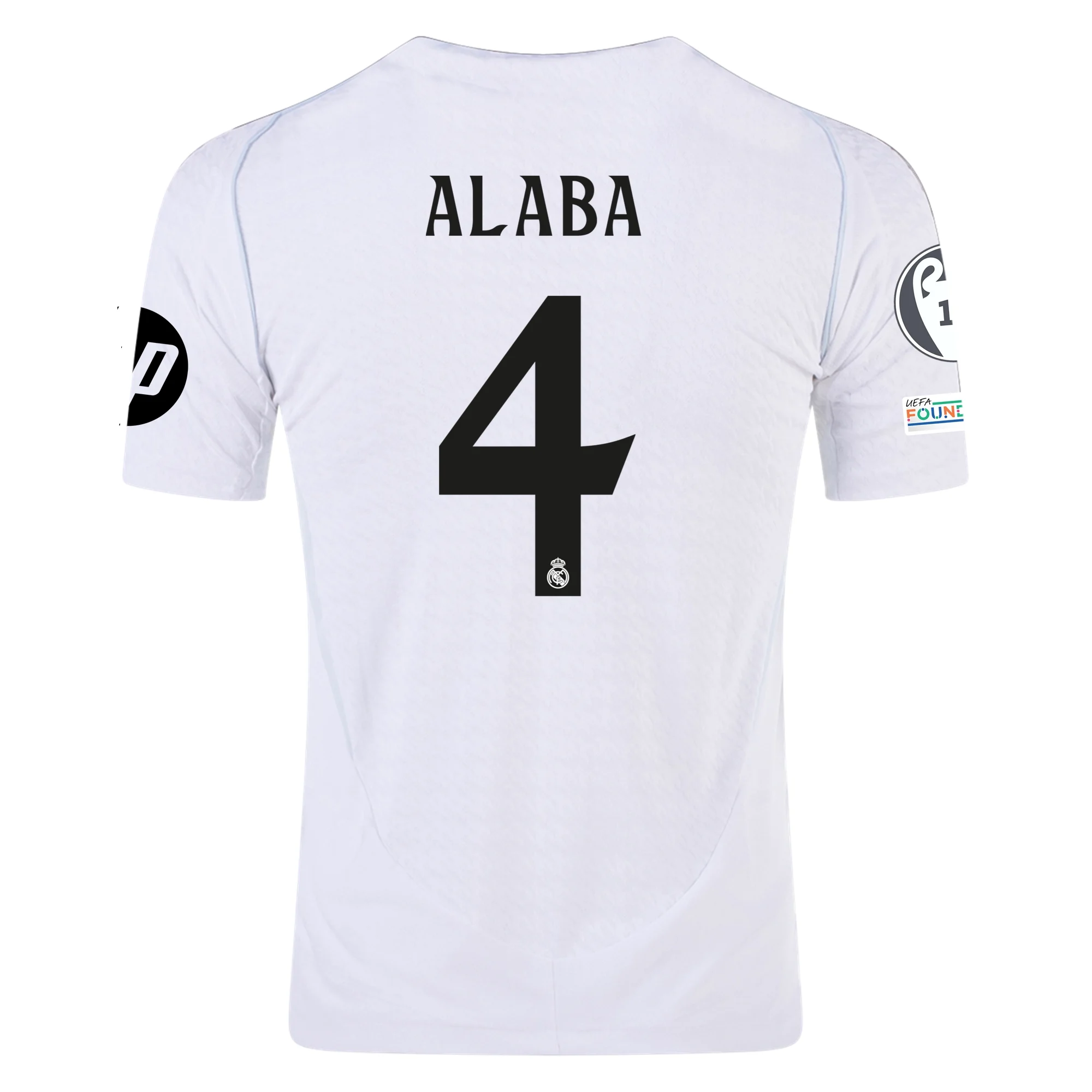 Real Madrid Alaba 2024-2025 UCL Home Jersey – Authentic Shirt