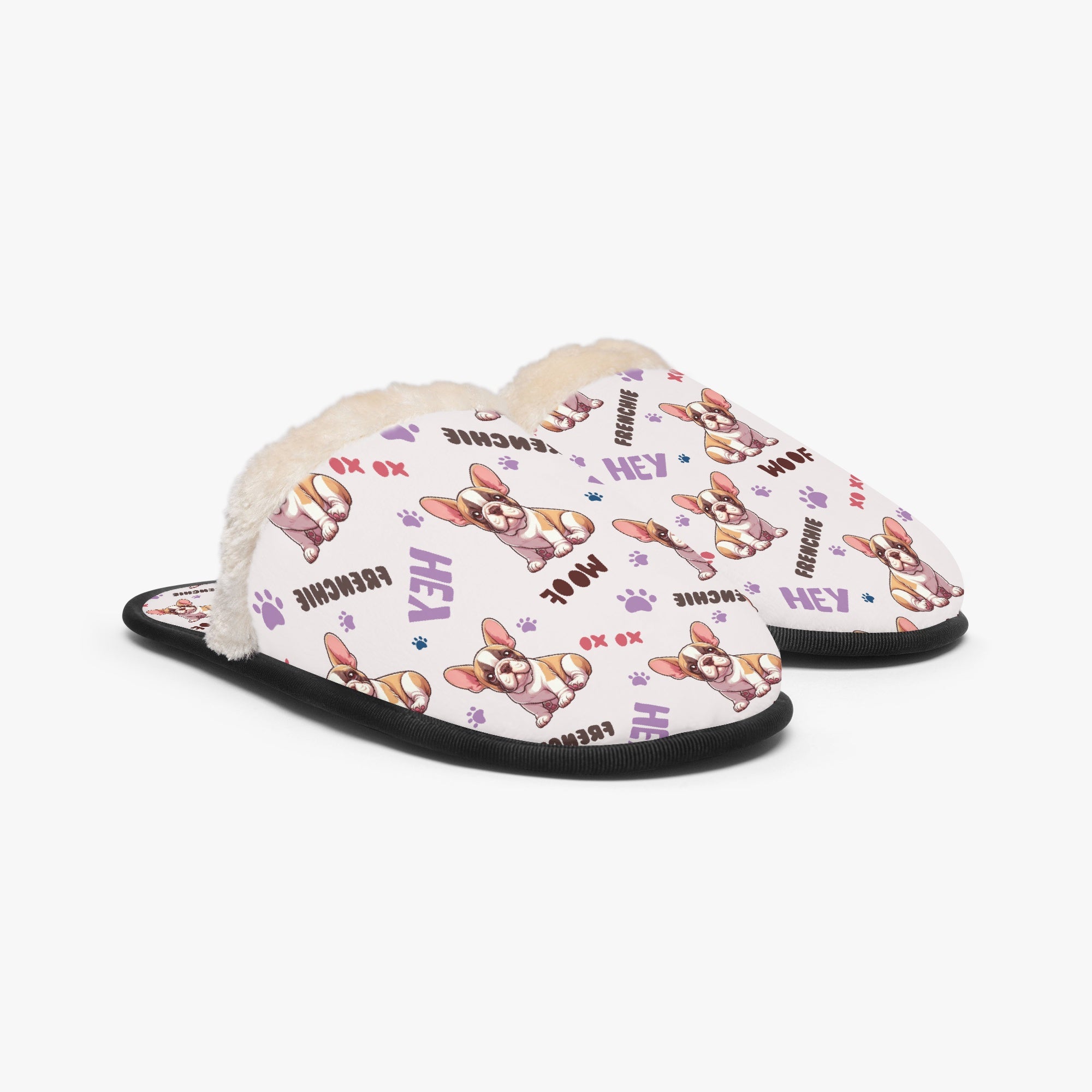 French Bulldog Dottie Cozy Winter Slippers Cozy Paw Wear