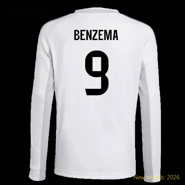 2025-2026 Football Team Kids Safe Benzema Jersey Drycell