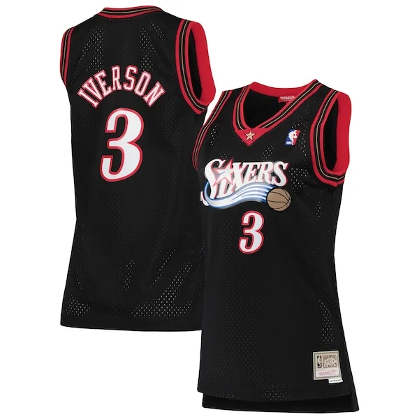 Allen Iverson PHI Swingman Jersey - contemporary premium - Black