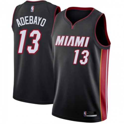 Nike Heat Black Miami Heat #13 Jersey - Economical NBA Fan Apparel