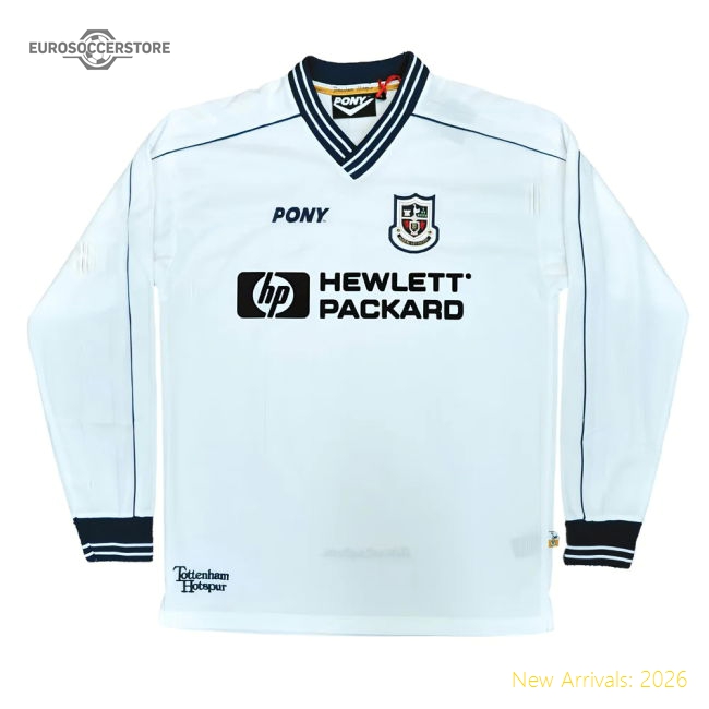 Official 1997-1999 Tottenham Home Ls Pony Retro Shirt (klinsmann 33