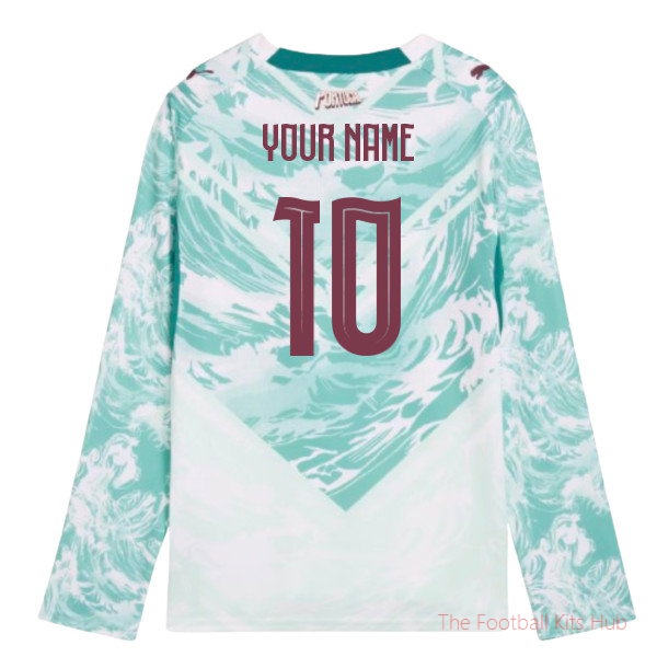 Portugal 2026-2027 Long Sleeve Away Shirt (Kids) (Your Name)