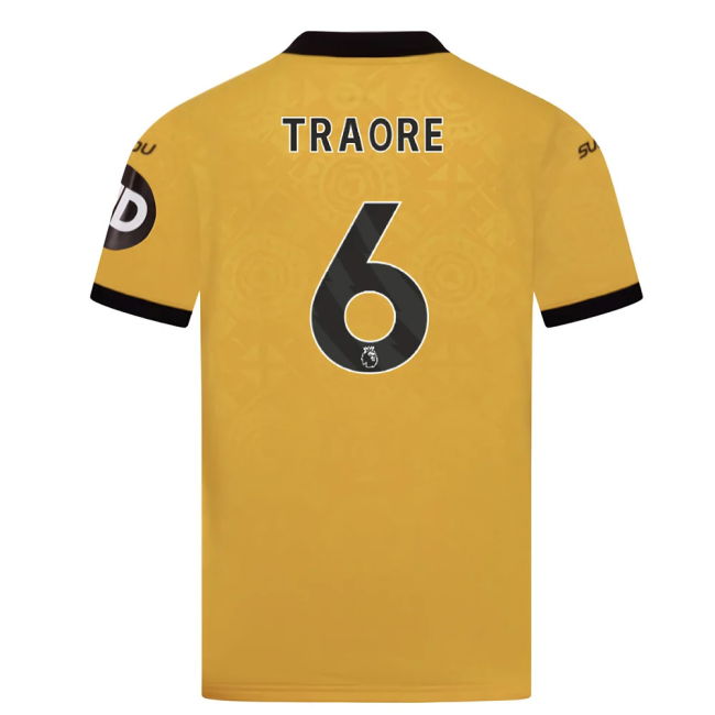 vintage 2025-2026 Wolves Home Shirt (Kids) (Traore 6)