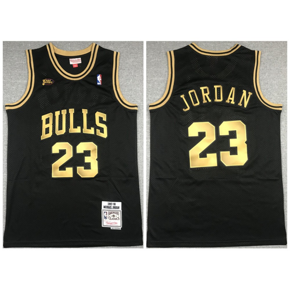 23 Chicago Bulls Black Jersey - - NBA Collection