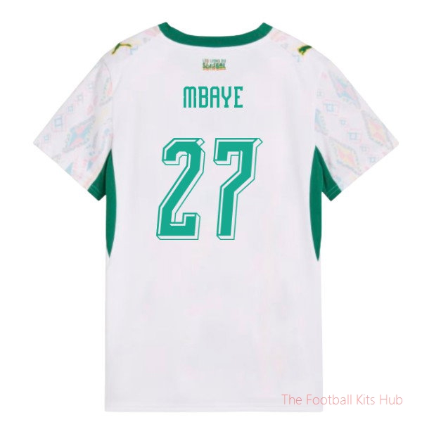 2026-2027 Senegal Home Shirt (Womens) (Mbaye 27)