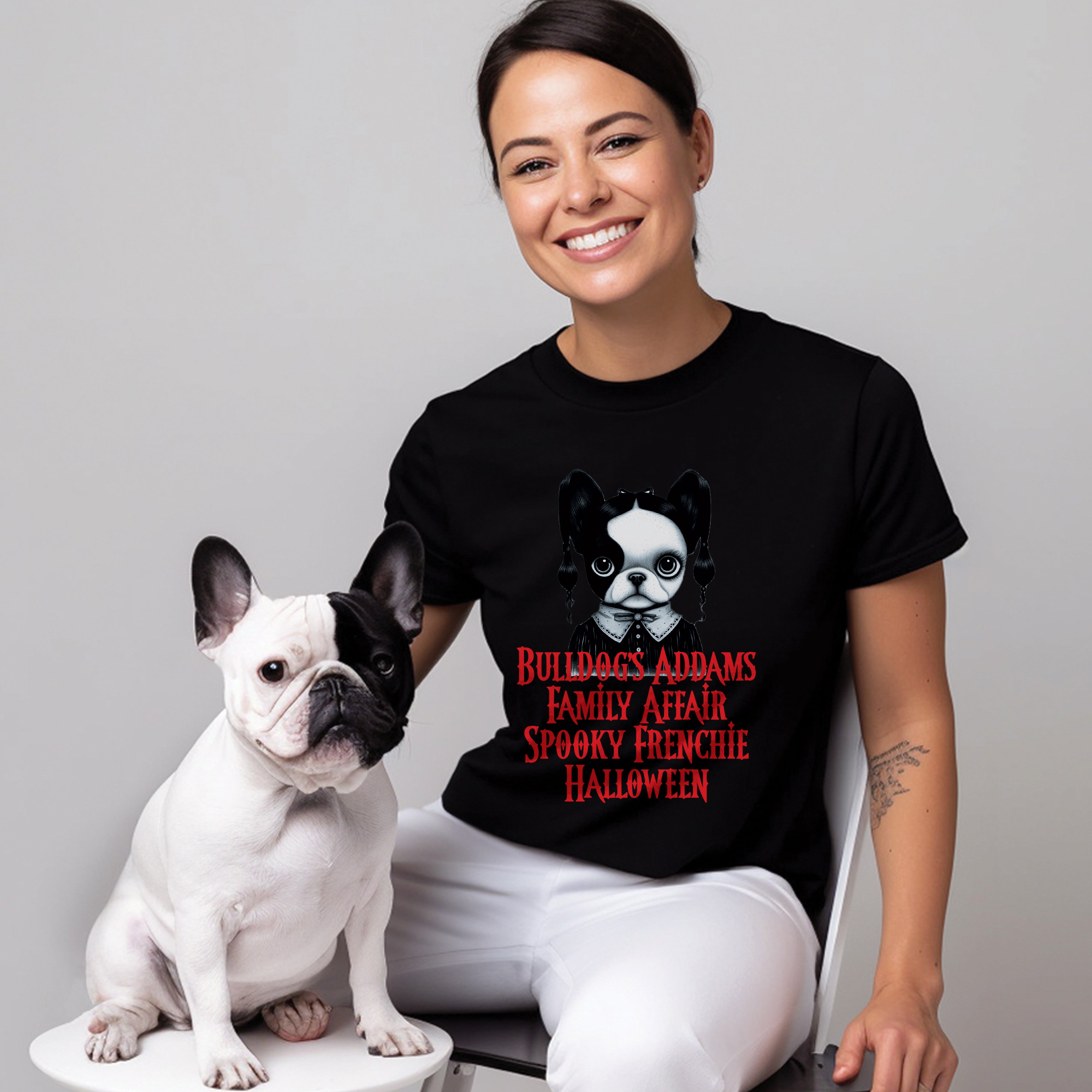 Spookiness - Everyday Unisex T-shirt For Frenchie Fans | Premium Quality