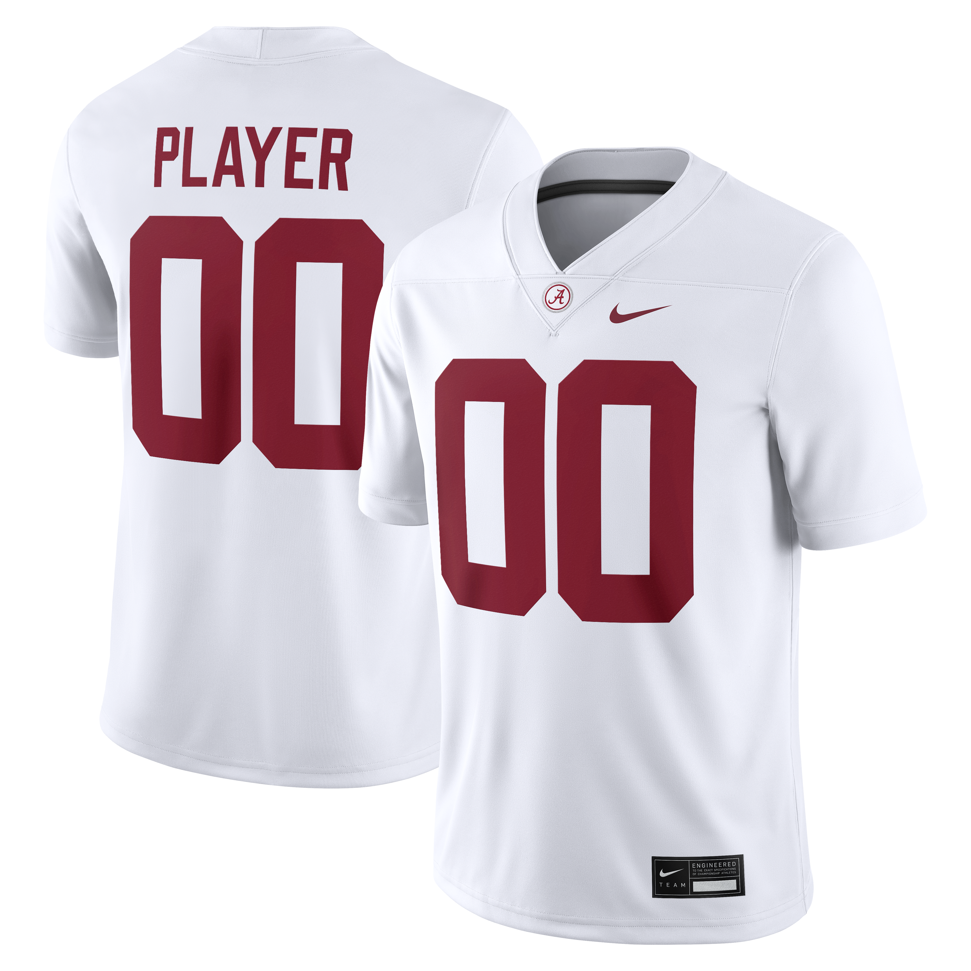 [DDG] Alabama Crimson Tide NIL Pick-A-Player Game Jersey - White