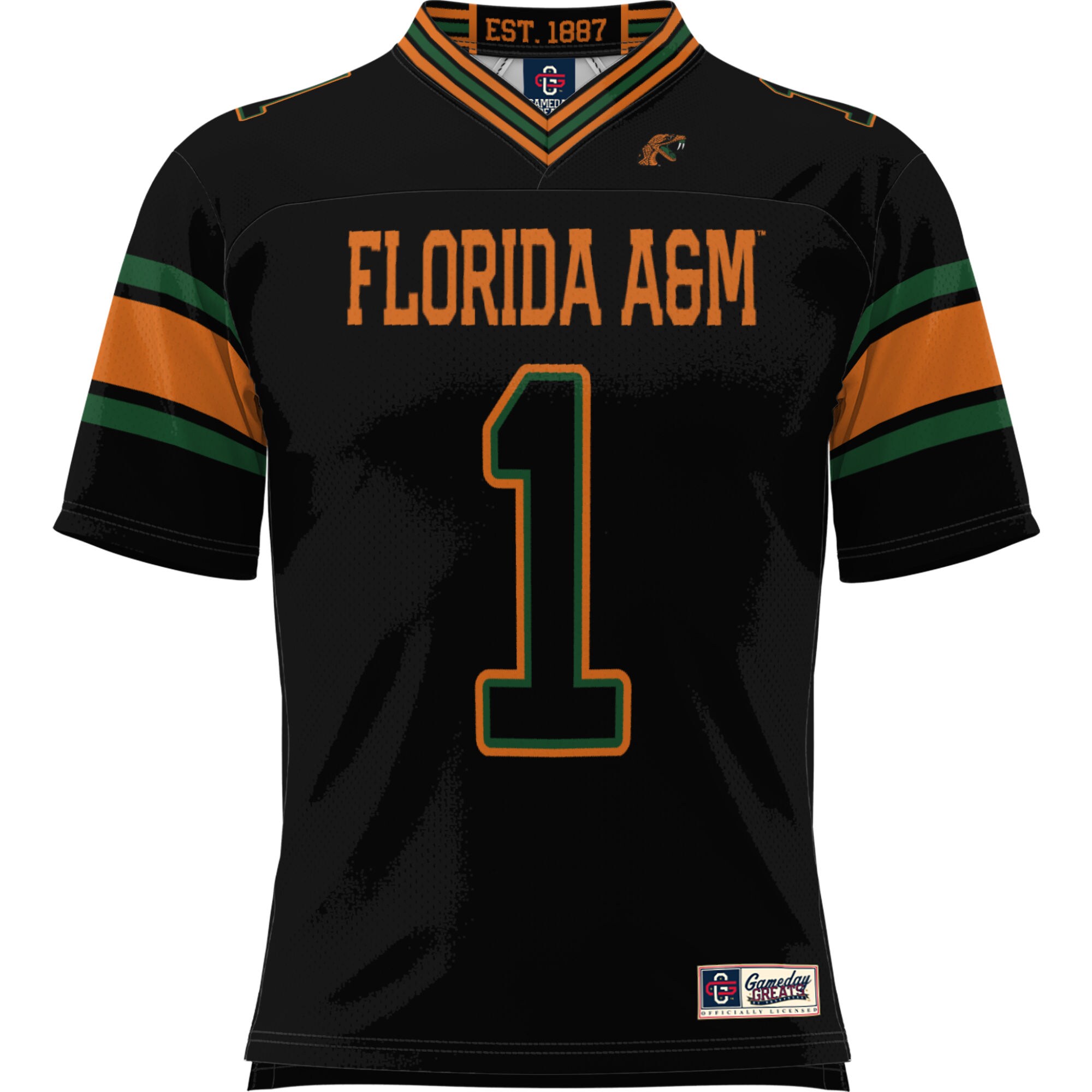 [NJP] Florida A&M Rattlers GameDay Greats Youth Football Jersey - Black
