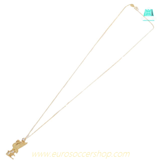 Liverpool FC 18ct Gold Plated on Silver Liverbird Pendant & Chain