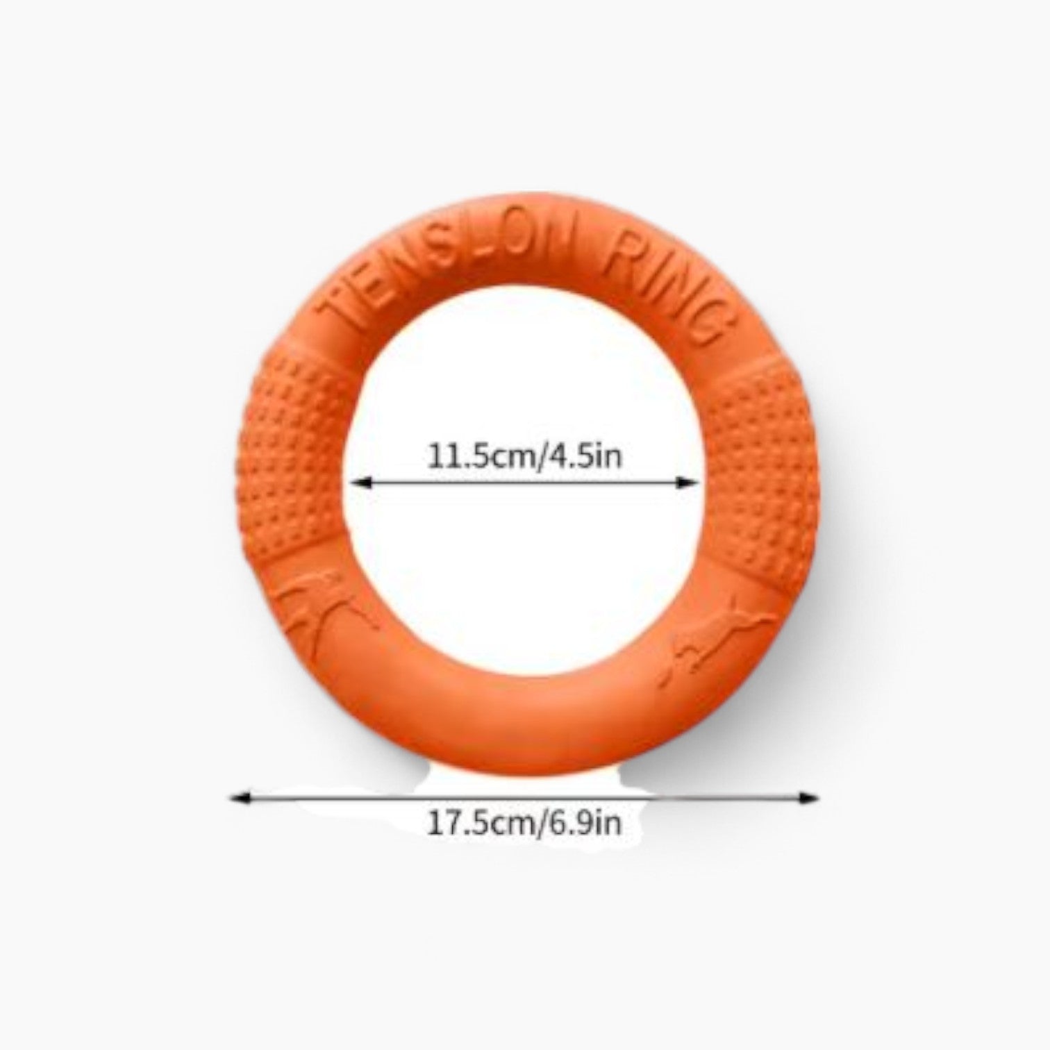 French Bulldog Flyringo Frenchie Ring Toy – Flying Disk Chew Toys Fun Dog Toy