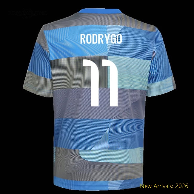 Football Team Rodrygo Comfortable Kids Jersey Performance Fabric