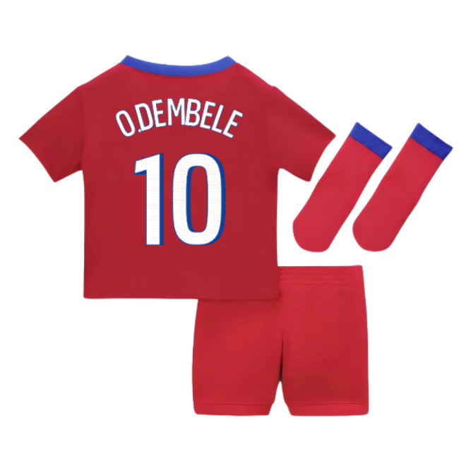 Match-Day Performance 2025-2026 Psg Third Baby Kit (O.Dembele 10)